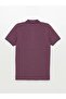 Lcwaikiki Classic Purple Polo Neck Short Sleeve Pique T-Shirt for Men - 7