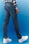 L707 Daren Regular Straight Blue Men's Jeans L707Ptfl - 5