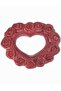 Rose Flower Embossed Mini Frame Open Center Silicone Mold K-189, Scented Stone Soap Gypsum Candle Mold - 4