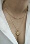 2-Piece Combination Polar Star Charm Gold Women's Necklace - 2