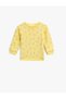 Cotton Printed Crew Neck Long Sleeve Sweatshirt