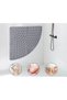 Corner Bathroom Shower Mat Non-Slip Bathtub and Shower Cabin Mats with Drainage Holes 54X54 cm S-163 - 2