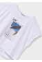 Girl's Graphic T-Shirt White 6026 - 5