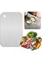Lifetime Stainless Steel Cutting Board Presentation Tray Inox 304 Antibacterial Mildew Proof Tray 24*15 cm