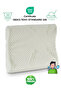 Breathe Easy Sheathed Medical, Double Sided Orthopedic Visco Pillow with Neck Support 51X41X13-11Cm 1350Gr