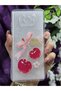 Poco X3 Pro / Poco X3 Nfc Compatible Cherry Pattern Transparent Silicone Phone Case
