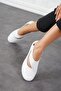 Cesa Yan Rubber Window Genuine Leather Women's Shoes White Skin - 4