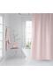 Bathroom Curtain 2X120X200 Double Wing Shower Curtain with Ring Gift Shower Cabin Curtain 0010 Powder
