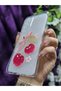 حافظة هاتف شفافة متوافقة مع هاتف Samsung Galaxy A23 بنمط الكرز والشريط - 3