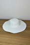 White Wide Brim Straw Hat - Women's Summer Beach and Sun Hat - 4