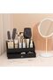 Acrylic Hair Tool Organizer Countertop Storage for Hair Dryer, Curling Iron, Straightener, Brush - 4