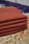 Flamed Square Cotton Scarf 100x100cm (5 Pieces) - 3