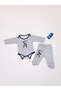 Baby 6-Piece Romper and Bottom Set - 100% Cotton Panda Patterned for Baby Boy and Girl 0 to 9 Months - 2