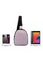 Alessi Women's Lilac Cross Adjustable Two-Compartment Chest Bag - 6