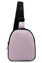 Alessi Women's Lilac Cross Adjustable Two-Compartment Chest Bag - 2