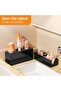 Hair Tool Organizer, Black Acrylic Hair Dryer & Styling Holder For Bathroom Countertop - 5