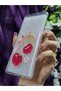 Transparent Phone Case Compatible with Samsung Galaxy A51 Cherry and Ribbon Pattern - 3