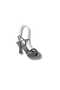 2555 Women's Platinum Platform Heeled Evening Dress Shoes - 4