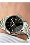 With Calendar Silver-Black Steel Band Steel Case 10 Atm Waterproofness Men's Wrist Watch 2495.01 - 3