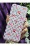 Transparent Phone Case Compatible with Samsung Galaxy A52 Cherry and Bow Pattern - 3