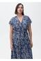 A-Line Dress with Paisley Pattern Belt - 5