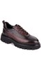 - Brown Genuine Leather Lace-Up Men's Casual Shoes 115-K534 - 3
