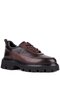- Brown Genuine Leather Lace-Up Men's Casual Shoes 115-K534 - 4