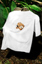 Bear Printed Unisex Crew Neck Cotton Oversize Short Sleeve T-Shirt - 3
