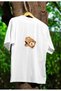 Bear Printed Unisex Crew Neck Cotton Oversize Short Sleeve T-Shirt