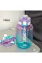 Sport Water Bottle 1100 Ml, with Strap and Straw, Purple, 20X11