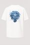 Medusa Printed Oversize Blue Unisex T-Shirt