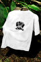 Dog Printed Unisex Crew Neck Cotton Oversize Short Sleeve T-Shirt - 3