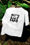 Sun Salt Sand Printed Unisex Crew Neck Cotton Oversize Short Sleeve T-Shirt - 3