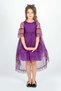 Tailed Model Girl's Lace Dress Mnk0482 Mürdüm