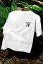 Panda Printed Women's Crew Neck Cotton Oversize Short Sleeve T-Shirt - 3