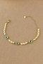 Steel Bracelet - Evil Eye Beaded Barley Model 316L Steel Tarnish-Free Steel Bracelet 17+5cm - 6
