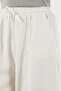 Cotton Relaxed Fit Normal Waist Shrinkable Leg Pants Pants 668Yp5198 - 5
