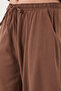Cotton Relaxed Fit Normal Waist Shrinkable Leg Pants Pants 668Yp5198 - 5