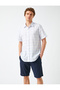 Men's Blue Plaid Shirt 2SAM60235HW