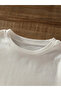Printed Oversize Crew Neck T-Shirt - White - 2