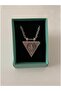 Triangle Allah Written Cevşen Prayer Necklace