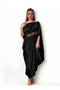 Ecstacy GREEK PLEAT BLACK