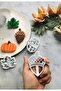 Set of 3 Dough Shaper - Machine Washable Transparent - Leaf, Oak, Pumpkin - Renewed - 3