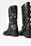 3003 Black Belted Women's Boots - 4