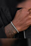 Knitted Model Silver Men's Tarnish Free 316L Steel Bracelet - 2