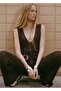 Openwork Knit Vest with Tie Detail - 7