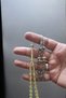 7x10mm capsule cut moon star proselyte pure rock drop amber prayer beads silver - 3