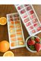 Organizers Ice Cube Tray with Easy-Remove Base and Removable Lid, 14 Cubes (White) - 6