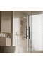 Alise Glass Shower Door Handle Black, Sliding Shower Door Handles, Circular Back to Back Glass Door - 3