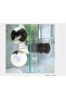 LYANG Shower Glass Door Handle Solid Aluminum Bathroom Handle, Round Back-to-Back Handle - 2